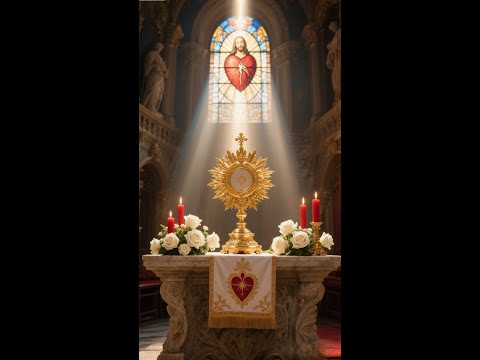 CINQUE MINUTI CON GESÙ NEL SACRAMENTO  Ricevere Tre Grazie dal Sacro Cuore di Gesù