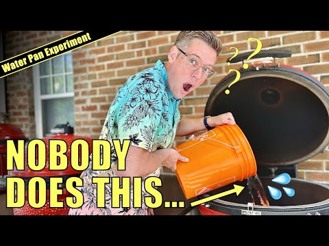 THIS Kamado Joe water pan test PROVES we're ALL WRONG about water pans in Kamado's