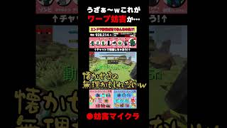 【妨害マイクラ】うざぁ～ｗこれがワープ妨害か… #shorts