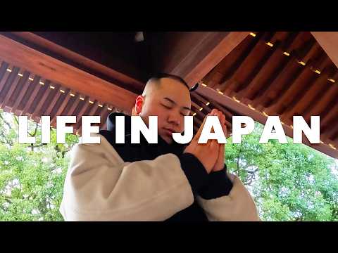 Tokyo First Shrine Visit of the Year🇯🇵|Hatsumode at Meiji Jingu, Quiet Tokyo|Japanese Man’s Life #6