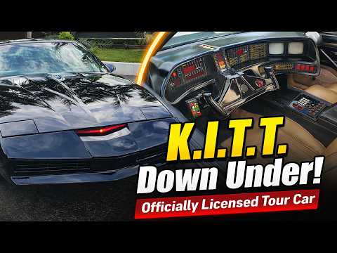 In Depth Look at One of the Six Officially Licensed Knight Rider KITT Tour Cars in New Zealand!