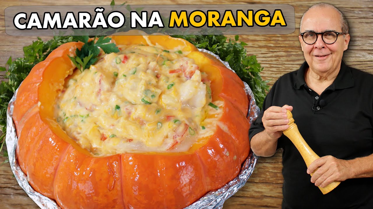 APRENDA A MELHOR RECEITA DE CAMARÃO NA MORANGA COM O CHEF TAICO
