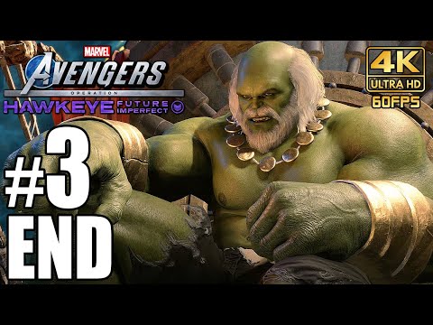 Marvel's AVENGERS (PS5) - HAWKEYE Story END Walkthrough PART 3  (Future Imperfect) @ ᵁᴴᴰ (60ᶠᵖˢ) ✔
