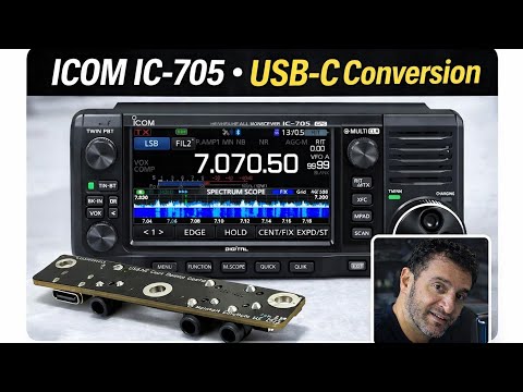 ICOM IC-705 , USB C Conversion 
