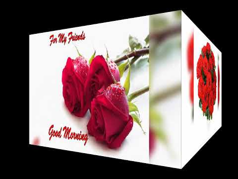Good morning wishes with lovely red roses