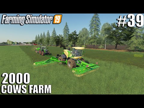 Mowing a new field, Seeding wheat | 2000 Cows Farm | Timelapse #39 | Farming Simulator 19