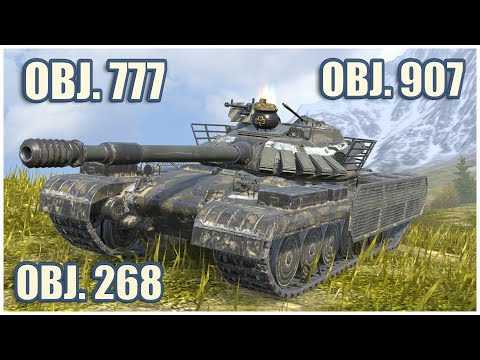 Object 268, Object 777 & Object 907 • WoT Blitz Gameplay
