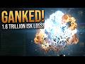 GANKED 1 6 TRILLION ISK Loss EVE Online 3022