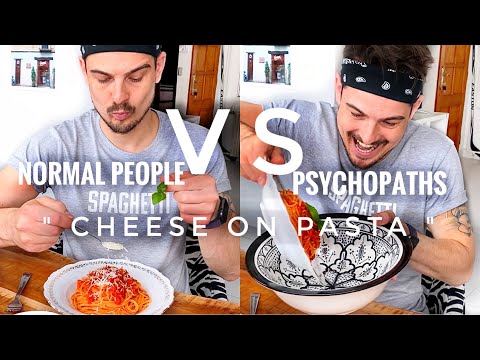 Finally enough cheese?🤣🧀 | Normal people vs psychopaths - cheese on pasta🍝| CHEFKOUDY