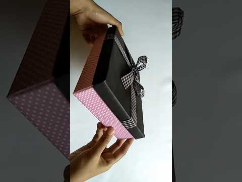 DIY Gift Box From Cardboard