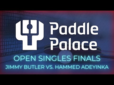 AGTTA 2022 Paddle Palace Spring Open Finals - Jimmy Butler (TX) vs.  Hammed-Taiwo Adeyinka (GA)
