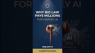 Why Big Law Firms Pay Millions for Harvey AI  #HarveyAI #LegalTech #AILawyer #LegalAI #futureoflaw