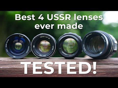 Four BEST USSR lenses ever made. TESTED!
