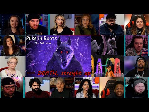 "I am Death, straight up" Scene | Puss in boots : The last wish | Reaction Mashup | #pussinboots