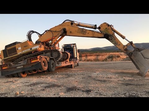 Liebherr 964 Loading By Side - Fasoulas Heavy Transports