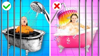 Sobrevivendo à Prisão Mais Rigorosa do Mundo!!! Vandinha & Enid São Policiais