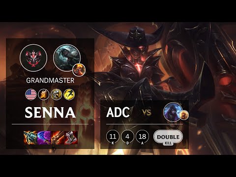 Senna ADC vs Aphelios - NA Grandmaster Patch 11.23