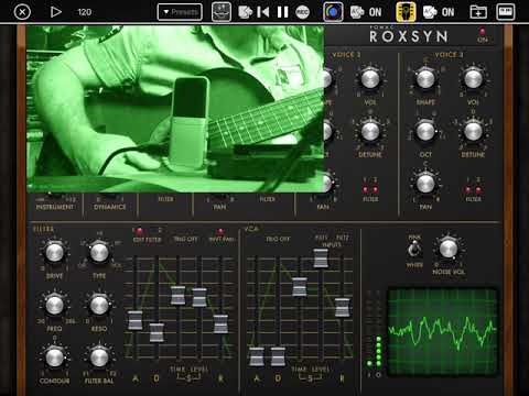 Dark Ambient Guitar with Roxsyn Guitar Synth for iOS