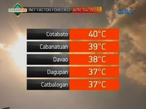24 Oras: Weather update as of 6:55 p.m. (April 3, 2018)