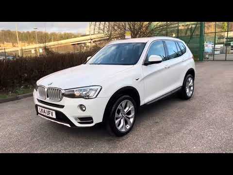 2014 Bmw X3 20d XLINE Auto Xdrive Euro 6 White + ULEZ + LEATHER + NAV + DAB + CRUISE
