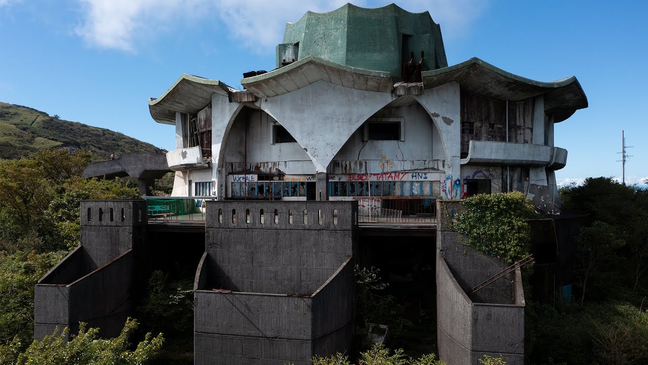 【Drone Japan】4K 玄岳ドライブイン 廃墟 ドローン空撮, 静岡県田方郡 -Kurotake Drive Inn Remains, Shizuoka, Tagata.