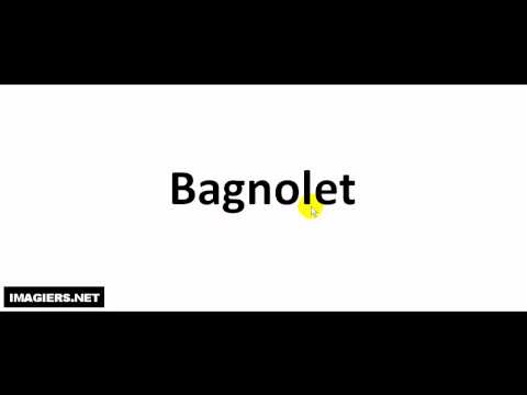 How to pronounce in French # Bagnolet