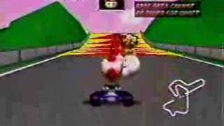 Myles ~ Mario Kart 64 - Royal Raceway BIG Jump