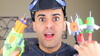 MOST DANGEROUS TOY OF ALL TIME!! (EXTREME NERF GUN / ZING BOW EDITION!!)