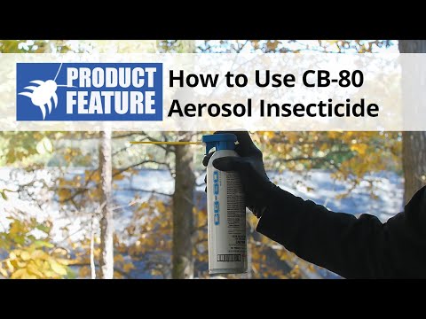  How to Use CB-80 Aerosol Insecticide Video 
