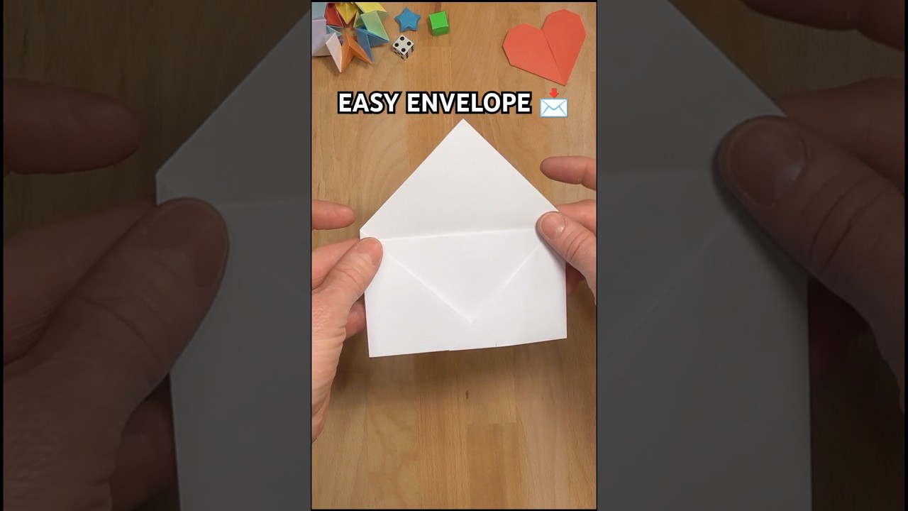 HOW TO MAKE AN ENVELOPE FOR LETTERS WITHOUT GLUE STEP BY STEP | EASY PAPER ENVELOPE INCL ART