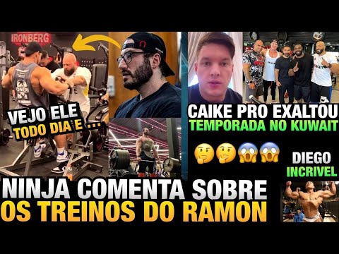 NINJA FALA SOBRE O RAMON TREINANDO - CAIKE EXALTA PERIODO NO KUWAIT + DIEGO GALINDO