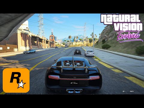 ►► GTA V 4K PC | Balade en Bugatti Chrion à Los Santos..