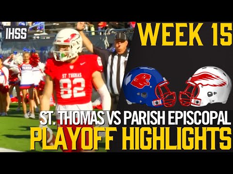 St. Thomas vs Parish Episcopal - 2023 Week 15 Football Highlights