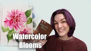 Watercolor Blooms Dahlia - Painting with a Migraine!