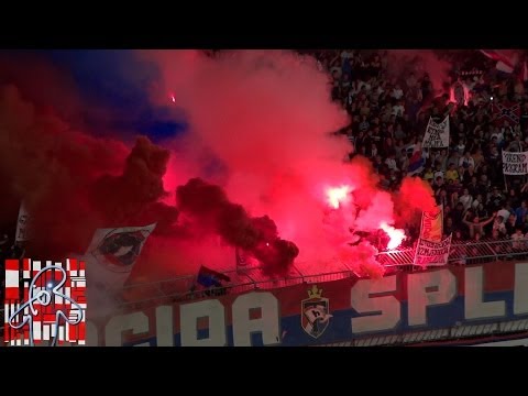Hajduk : Lokomotiva - 26.10.2013. - Bakljada za 63. Rođendan Torcide 1080p HD !