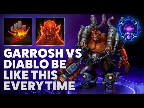 Garrosh Taunt - GARROSH VS DIABLO BE LIKE THIS EVERY TIME - Grandmaster Storm League 2022