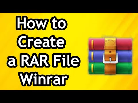 How to Create a RAR File (WinRAR File)