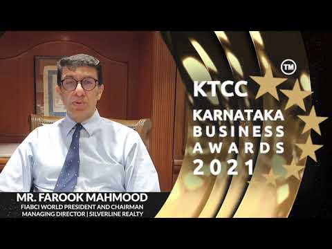 Best wishes from MR.FAROOK MAHMOOD | KTCC KARNATAKA BUSINESS AWARDS 2021