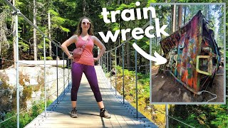 I spent 48 Hours in Squamish, BC | Chasing waterfalls, BEARS?!, and Train Wreck!