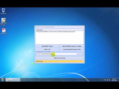 MOBI To JPG Converter Software