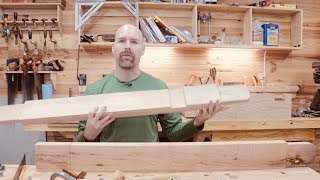 How to build a treadle lathe with timber frame joinery Part III
