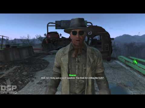 Fallout 4 playthrough pt87 - Railroad Missions Begin! Back Door Into Synth Territory