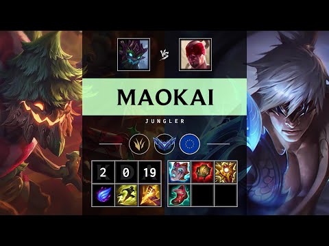 Maokai Jungle vs Lee Sin - EUW Diamond Patch 25.13