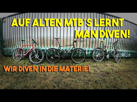 Auf alten MTB´s lernt man Diven! Waldkorso auf Achse! | Tjorven Geschwindigkeit