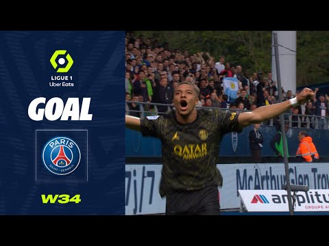 Goal Kylian MBAPPE (8' - PSG) ESTAC TROYES - PARIS SAINT-GERMAIN (1-3) 22/23