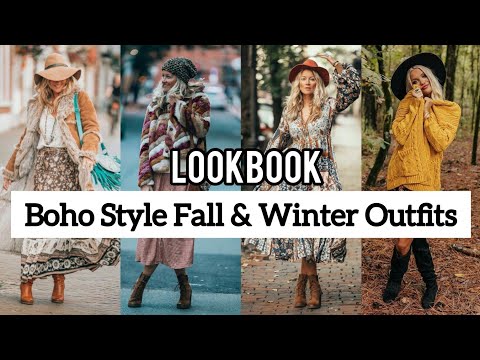 Boho Style Fall & Winter Outfit Ideas | How to Wear...