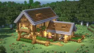 Minecraft: How To Build a Survival Base (House Tutorial)(#38) | 마인크래프트 건축, 야생 기지, 인테리어