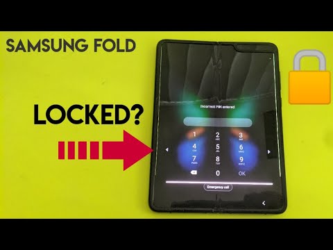 Samsung Fold reset forgot password, pin, screen lock bypass, pattern ...