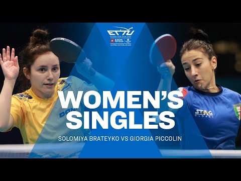 HIGHLIGHTS | SOLOMIYA BRATEYKO vs GIORGIA PICCOLIN | CCB Top 16 Europe Cup 2025 Qualification Round