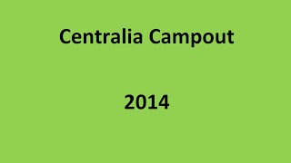 Centralia Campout 2014